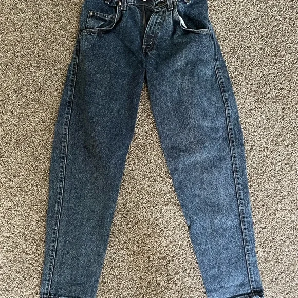 VTG 80s Levis Grand Silver Tab‎ Mens Dark Denim Acid Wash Jeans Pant W28 xL30.